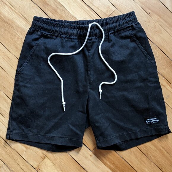 Cotton shorts - Black - Picture 1 of 3